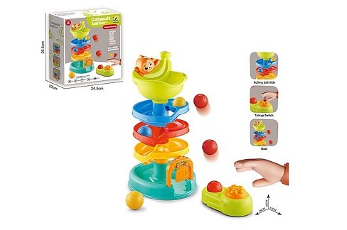 Ігровий центр з кульками 712 з катапультою.кор.26,5*10*24,5 /36/