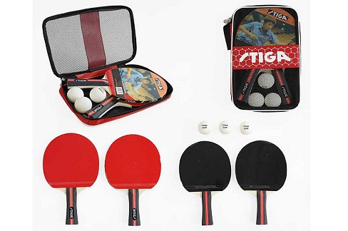 Набір ракеток C 65282 (50) 2 штуки, 3 м’ячі, у чохлі