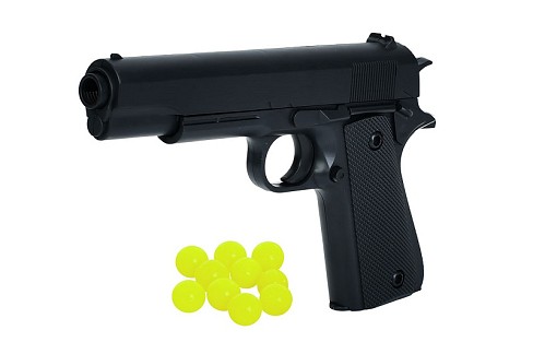 Пістолет W003-1 (120шт) 18,5см, пластикові кулі, у пакеті, 15-23-3см