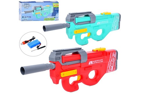 Водяний автомат XD8010 (10шт) акум, 50см, USBзарядне, мікс кольорів, в кор-ці, 41-21,5-6см