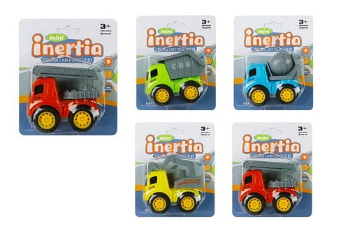 Машина будтехніка BY2035 інерційна, 4 види, на блістері