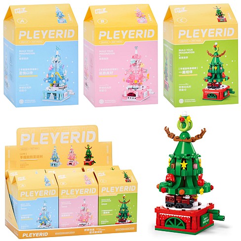 Конструктор SLUBAN M38-P8035 (54шт) ялинка, в кор-ці, 6шт(3 види) в дисплеї, 36,5-19-16,5см