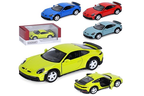 Машина KT5467W (24шт) метал, інерція, 1:36, 12см, відчиняються двері, гумові колеса, 4 кольори, в ко