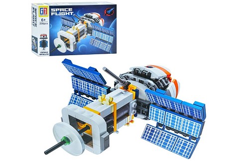 Конструктор 123-667 (30шт) космічний супутник, 239дет, в кор-ці, 33-22-5см