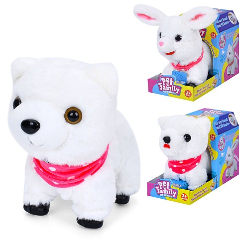 Тварина CH6022-23-24 (18шт) 25см, плюш, ходить, танцює, звук, 3 види, на бат-ці, в кор-ці, 26,5-14-1