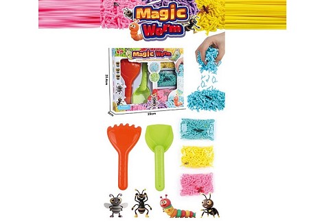 Магічні черв'ячки арт. LD001 (36шт/2) короб. 29*5*25,5см