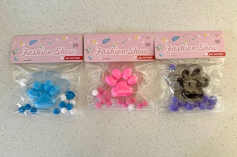 Антистрес Лапка, мікс кольорів