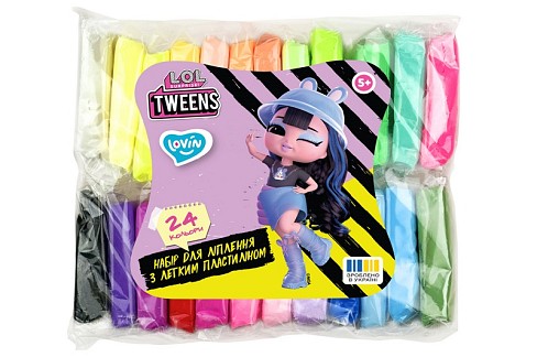 L.O.L. Surprise! Tweens TM 24 кол. неон Lovin LOL70192 Набір для ліплення з повітряним пластиліном