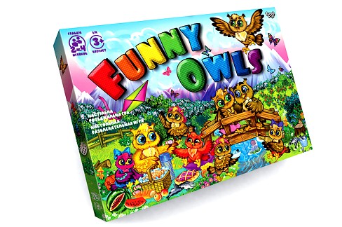 Настільна розважальна гра Funny Owls" (20) DTG98"