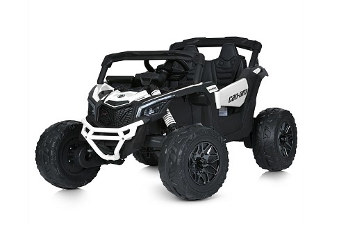 Джип M 5099EBLR-1(24V)(1шт) 2,4G(р/к),4мотори200W, 1акум24V7AH, EVA, шкіра,білий