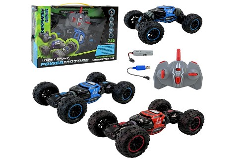 Машина р/к арт. PM3407 (24шт), POWERMOTORS" 1:18, 2 кольори акум,світло,звук,у короб.35,5*25,5*8см"