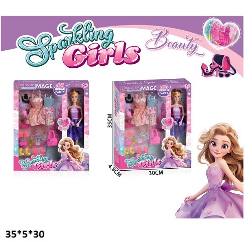 Лялька 28см DSJ858-4 з одягом та аксес.кор.35*5*30 /60/