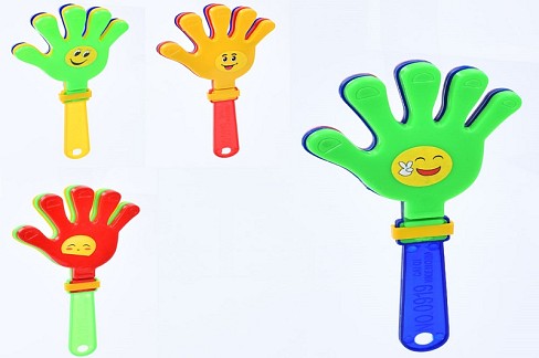 Гра FG231109012Q УПАК20шт(600шт) долоні-хлопалки, 18,5см, мікс кол, 9-18,5-1,5см, упак пакет 20шт