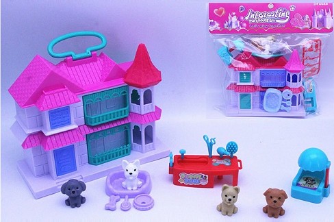 Будинок арт. HY8788-9 (80шт/2)   для тварин, аксес пакет 29*8*33