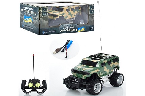 Джип M 4966 (18шт)17см, р/в, аккум,USB зарядка, 1:22,аморт,гум.кол, 2кол, в кор-ці, 25-13,5-11,3см