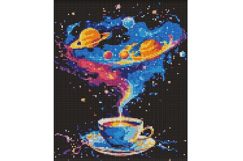 Набір з алмазною мозаїкою  Космічний вихор" з АВ стразами 30х40см  AMO8005"