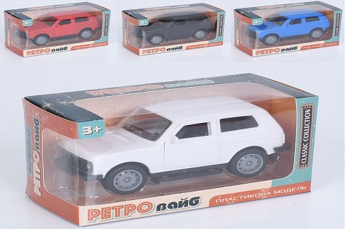 Джип 6333 (72шт) інерція, 13,5см, відчиняються двері, гумові колеса, 4 кольори, в кор-ці, 15-8,5-7см