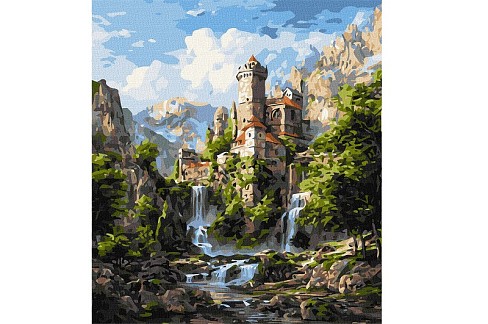 Картина по номерах Таємниці скель" 40х50см  KHO6433"