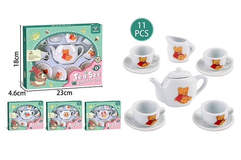 Посуд  арт. 868-E2 (96шт/2)   мікс малюнків, порцеляна, чайний сервіз короб. 18*4,6*23 см