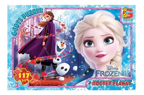 Пазли ТМ G-Toys" із серії "Frouzen" (Льодяне Сердце), 117 ел.  FR049"