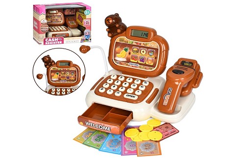 Касовий апарат R999-23A (20шт) капібара, термінал, калькулятор, сканер, мікрофон, гроші, звук, на ба