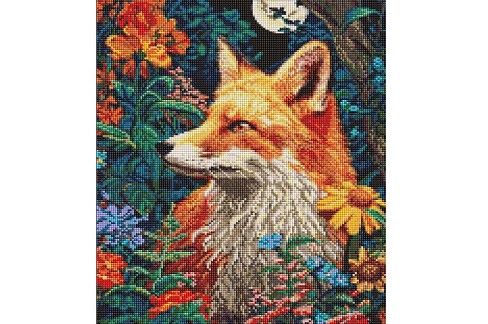 Набір з алмазною мозаїкою Загадковий ліс під рудими лапками" 40х50см  AMO20255"