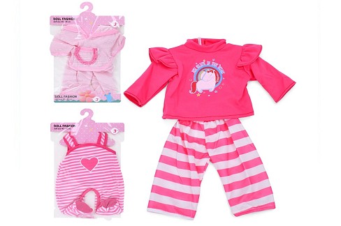 Вбрання для ляльки BLS-M818 (110шт) для ляльки 40-45см, 4 види, у пакеті, 21-32,5-1см