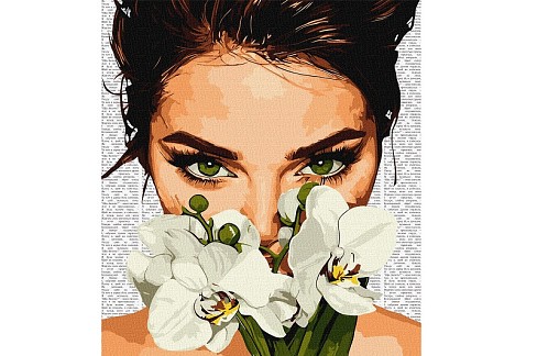 Картина по номерах Барвиста поезія: Орхідея" 40х50см  KHO8596"