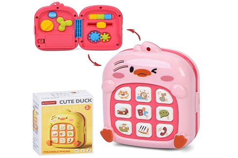 Телефон мобільний SS018 (36шт) навчальний, 10-8-4,5см, музика-звук(англ), звуки тварин, звуки природ