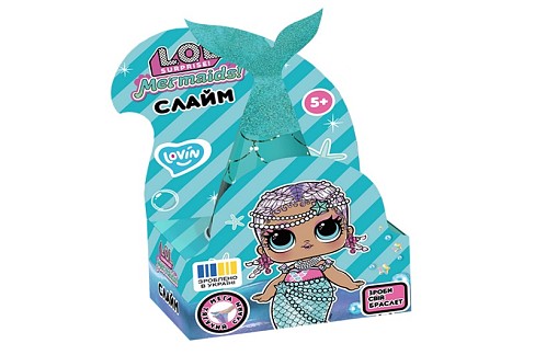 L.O.L. Surprise! TM Русалка Блакитна TM Lovin Іграшка-антистрес 250 мл  LOL80196