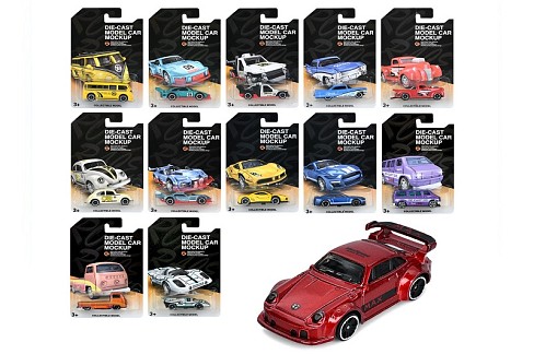 Машина 8852-7-8-9A (192шт) метал, 7см, мікс видів, на листі, 10,5-16,5-4см