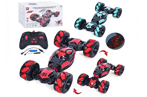 Машинка CV8818-91AB (6шт) р/к, акум, трюків 28см, муз, світло, танц, USBзар, 2кол, в кор-ці, 28,5-19