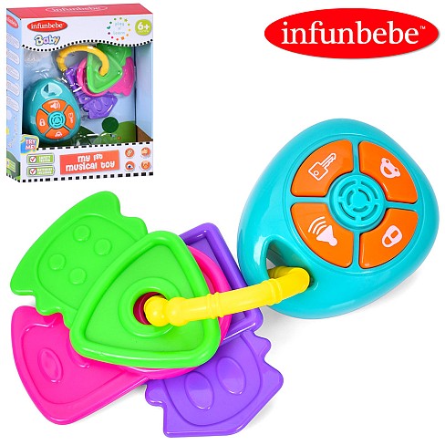 Гра LS010 (24шт) брелок з ключами, 18см, прорізувач, звук, бат(табл), в кор-ці, 17-21-5,5см