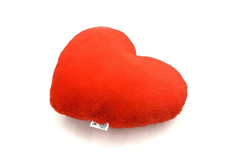 Іграшка м’яконабивна «СЕРЦЕ» хутро  розмір S (20 см)  HF-S