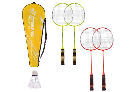 Бадмiнтон арт. BD24161 (50шт) 2 ракетки+ волан у чохлі 65 см