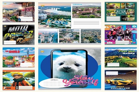 Зошит 24 арк. лінія Люкс 12344  Мікс 1, 20/400 10к. ТЕ12344 УПАК20шт