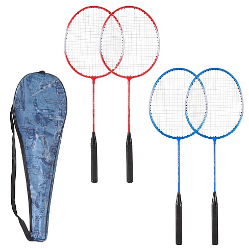 Бадмiнтон арт. BD24156 , 2 ракетки+ волан у чохлі 65 см