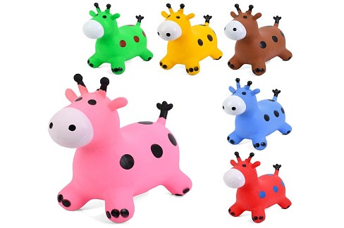 Стрибуни-тварини MS 4162-1 (12шт) жираф, 1300г, мікс кольорів, у пакеті, 30-24-9см