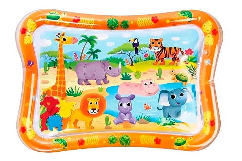 Килимок для немовляти INT 0040 (48шт) 67-49см, надувний килимок, водяний килимок, тварини, у пакеті,