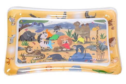 Килимок для немовляти INT 0041 (36шт) 98-66см, надувний килимок, водяний килимок, тварини, у пакеті,