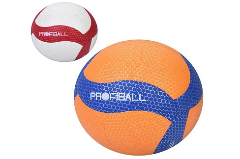 М'яч волейбольний MS 4922 (30шт) офіційний розмір, ПУ, 260-280г, 2 кольори, у пакеті