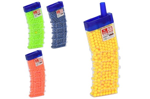 Кулі 1588-047 (192шт) пластик, 4 кольори, в колбі, 16,5-6-2см