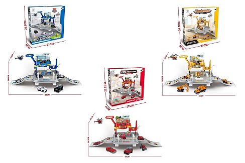 Паркінг арт. 8555/8556/8620 (48шт/2)   3види, короб. 65*19*24,5см