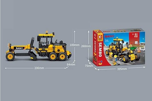 Конструктор 712019 (18) Трактор", 451 деталь, в коробці"