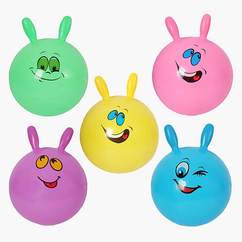 М`яч для фітнесу C 74525 (60) діаметр 35 см, висота з вушками 40 см, у пакеті, МІКС