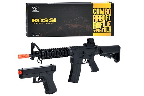 Автомат 9904 (4шт) 78см, набір зброї 2шт (1шт пістолет 21см), стріляє пластиковими кулями, в кор-ці,