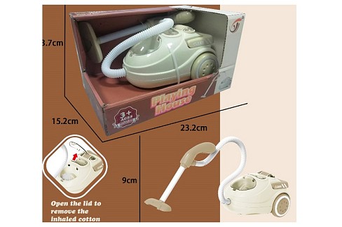 Пилосос 900-2 (24шт) 16см/53см, звук, світло, на бат-ці, в кор-ці, 23-13,5-15см