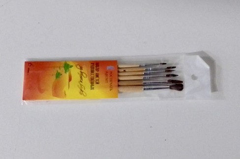 Набір пензлів художніх 6шт. 7677(12)