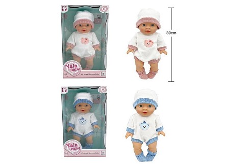 Пупс 30см YL2430D-A/YL2430D-I 2в.кор.32,5*11,5*19 /24/