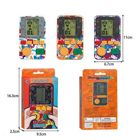 Тетрис XM 0109 C (192) класичні ігри, 2 режими роботи, рівні складності, в коробці, МІКС ВИДІВ